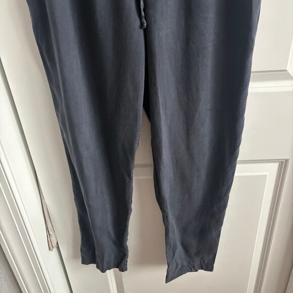 Cloth & Stone Anthro Tencel Jumpsuit Tie Waist Sleeveless Drawstring Jogger M - Picture 15 of 16